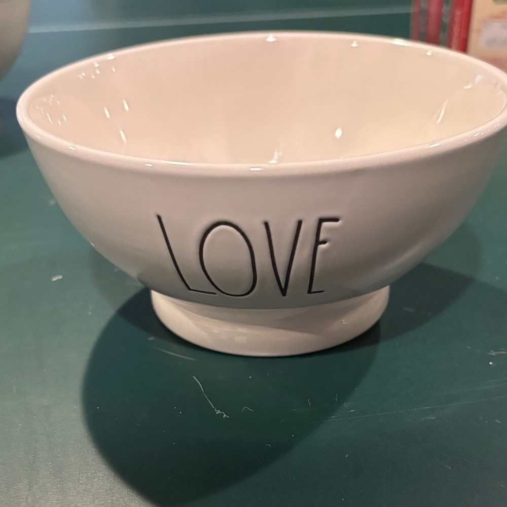 Rae Dunn with 'LOVE' Inscription footed bowl